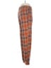 Zara Plaid Orange Casual Pants Size S - photo 4