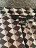 Milano 100% Polyester Houndstooth Silver 3/4 Sleeve Blouse Size S - photo 7