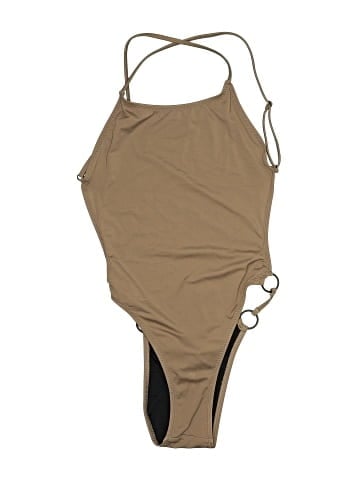 Solid & Striped One Piece Swimsuit (view 1)