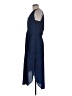 T Tahari 100% Polyester Solid Blue Cocktail Dress Size M - photo 5