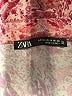 Zara Paisley Pink Long Sleeve Blouse Size M - photo 7