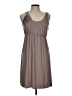 Max Studio Solid Gray Casual Dress Size L - photo 1