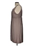 Max Studio Solid Gray Casual Dress Size L - photo 5