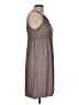 Max Studio Solid Gray Casual Dress Size L - photo 4
