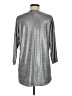 Chico's Metallic Silver 3/4 Sleeve Top Size Med (1) - photo 2