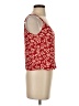 Madewell 100% Viscose Red Button-Down Cami in Full Bloom Size 2 - photo 4