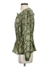 MICHAEL Michael Kors Green Long Sleeve Blouse Size S - photo 5