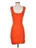 Double Zero Orange Cocktail Dress Size S - photo 2