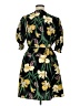 MNG 100% Polyester Tropical Black Casual Dress Size XL - photo 2
