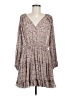 o.p.t 100% Polyester Paisley Gray Casual Dress Size M - photo 1