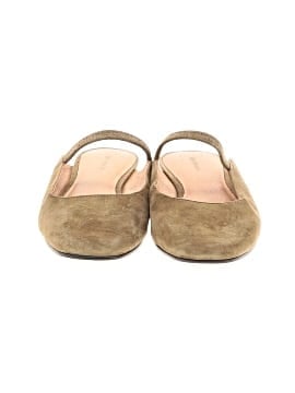 Madewell The Greta Ballet Flat Mule in Suede (view 2)
