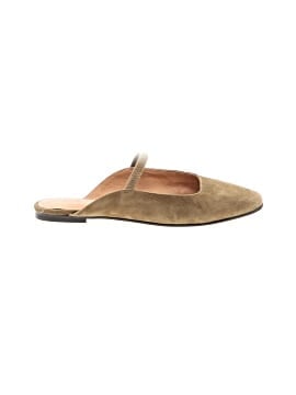 Madewell The Greta Ballet Flat Mule in Suede (view 1)