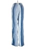 Happily Grey Stripes Blue Linen Pants Size S - photo 2