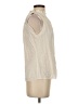 Zara Ivory Sleeveless Button-Down Shirt Size XS - photo 4