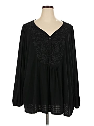Torrid Long Sleeve Blouse (view 1)
