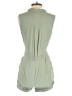 Gilli 100% Rayon Solid Green Romper Size M - photo 2