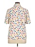 Alfred Dunner 100% Polyester Polka Dots Ivory Short Sleeve Blouse Size 14 Petite - photo 2