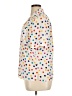Alfred Dunner 100% Polyester Polka Dots Ivory Short Sleeve Blouse Size 14 Petite - photo 5