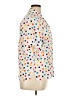 Alfred Dunner 100% Polyester Polka Dots Ivory Short Sleeve Blouse Size 14 Petite - photo 4