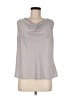 Ellen Tracy 100% Polyester Gray Sleeveless Blouse Size M - photo 1