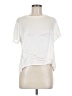 NATION LTD 100% Viscose Ivory Short Sleeve Blouse Size M - photo 1