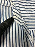 Harper Stripes Blue Short Sleeve Blouse Size L - photo 3