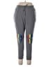 Torrid Color Block Gray Sweatpants Size 1X Plus (1) - photo 1