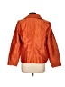 Chico's Orange 3/4 Sleeve Button-Down Shirt Size Lg (2) - photo 2