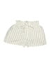 Hollister 100% Viscose Stripes Ivory Shorts Size L - photo 1