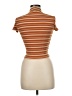 Eyeshadow Brown Short Sleeve Turtleneck Size M - photo 2