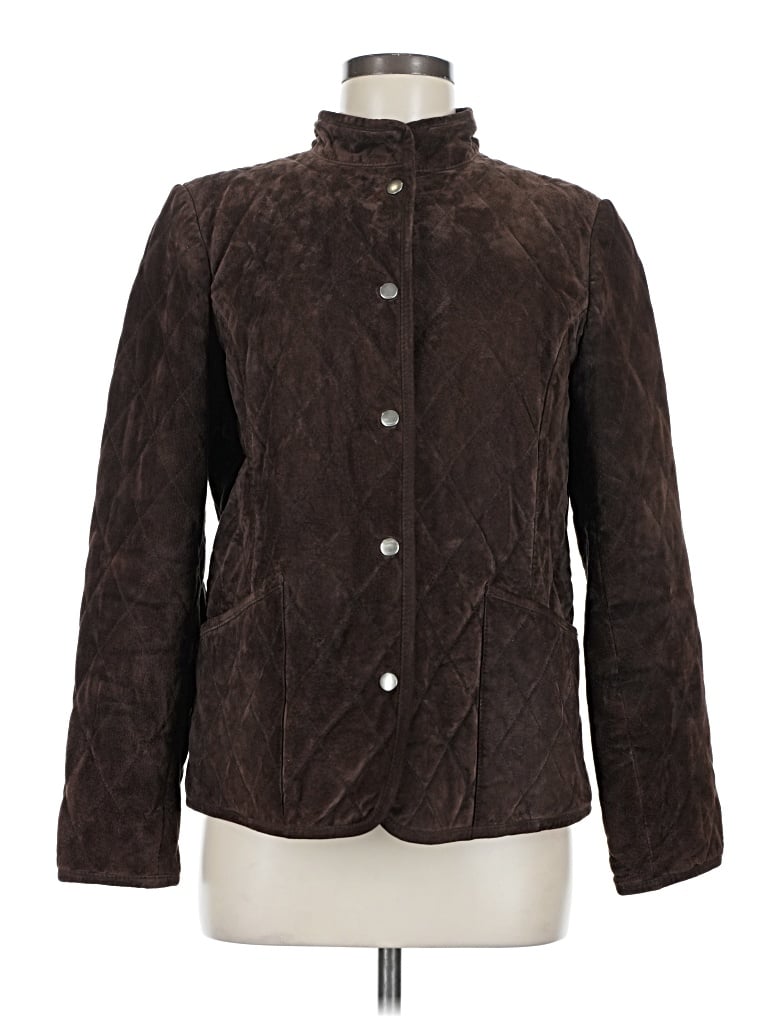 Pre-owned Charter Club Jacket In Brown