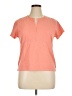 Liz Claiborne Orange Short Sleeve Top Size XL (estimated) - photo 1