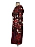 Talbots 100% Polyester Print Burgundy Cocktail Dress Size 4 Petite - photo 5