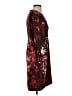 Talbots 100% Polyester Print Burgundy Cocktail Dress Size 4 Petite - photo 4