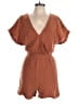 Lush 100% Cotton Hearts Orange Romper Size M - photo 1