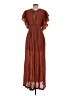 Flawless 100% Polyester Brown Casual Dress Size S - photo 2