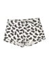 H&M Animal Print Ivory Shorts Size 10 - photo 1