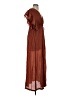 Flawless 100% Polyester Brown Casual Dress Size S - photo 4