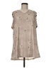 Unbranded Tan Sleeveless Blouse Size M - photo 1