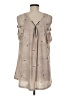 Unbranded Tan Sleeveless Blouse Size M - photo 2