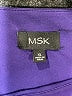MSK 100% Polyester Solid Purple Cocktail Dress Size XL - photo 7