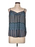 Jessica Simpson 100% Polyester Blue Sleeveless Blouse Size L - photo 1
