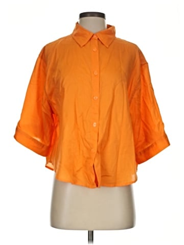 Athleta 3/4 Sleeve Button-Down Shirt (view 1)