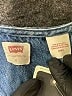 Levi's 100% Cotton Blue Denim Vest Size S - photo 6