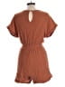 Lush 100% Cotton Hearts Orange Romper Size M - photo 2