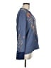 Johnny Was Blue Long Sleeve Blouse Size M - photo 4