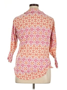 Caribbean Joe 3/4 Sleeve Button-Down Shirt (view 2)