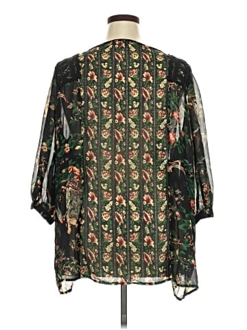Denim 24/7 3/4 Sleeve Blouse (view 2)