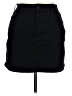 SO Solid Black Denim Skirt Size 15 - photo 1