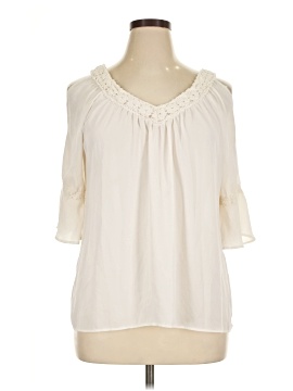 Charming Charlie 3/4 Sleeve Blouse (view 1)